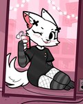 Rating: s
ID: 4444471
Date: 2023-11-30 04:04:27 -0500
Status: active
Score: 567
2023 4:5 accessory alternative_fashion anthro arctic_fox arm_warmers armwear blep blush bottomwear canid canine cellphone cheek_tuft choker clothed clothing cute_fangs detailed_background ear_piercing electronics eyelashes facial_tuft fangs female fishnet_clothing fishnet_legwear fox fur goth hi_res holding_cellphone holding_object holding_phone inner_ear_fluff inside jayrnski jewelry legwear lgbt_pride looking_at_viewer mammal mirror mirror_selfie multicolored_accessory necklace one_eye_closed phone piercing pin_accessory pin_button pride_color_accessory pride_colors pride_pin rainbow_pride_colors reflection selfie shorts signature sitting six-stripe_rainbow_pride_colors skye_(jayrnski) smile solo string_lights tail teeth thigh_highs tongue tongue_out trans_(lore) trans_woman_(lore) transgender_pride_colors true_fox tuft white_body white_fur post #4444471