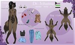 5:3 absurd_res anonymous_artist anthro aromantic_pride_colors canid canine demisexual_pride_colors english_text female hi_res johanna_koch lgbt_pride mammal maned_wolf model_sheet pride_colors solo text