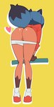 Rating: e
ID: 5562176
Date: 2025-05-10 12:08:07 -0400
Status: active
Score: 130
2025 anthro bent_over biped blue_hair bottomless brand_new_animal brown_body brown_fur bubble_butt butt butt_focus canid canine clothed clothing digital_media_(artwork) dipstick_tail female footwear fur genitals glistening glistening_butt gloves_(marking) hair heart_symbol hi_res jacket leg_markings looking_away mammal markings michiru_kagemori multicolored_hair nekocream orange_body outline panties panties_down partially_clothed presenting presenting_hindquarters presenting_pussy pussy raccoon_dog raised_tail rear_view shoes simple_background sneakers socks_(marking) solo studio_trigger tail tail_markings tanuki topwear two_tone_hair underwear underwear_down white_clothing white_outline white_panties white_underwear yellow_background post #5562176