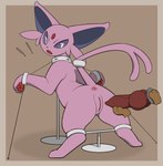 absurd_res anus bound dildo eeveelution espeon female feral generation_2_pokemon genitals hi_res maoegou nintendo pokemon pokemon_(species) pussy sex_toy solo