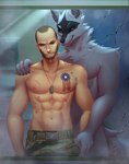Rating: q
ID: 4725896
Date: 2024-04-17 06:32:33 -0400
Status: active
Score: 64
abs amarihel anthro arm_scar army athletic beard behind_another belt bite_mark bite_mark_on_shoulder bottomwear bruised camo camo_bottomwear camo_clothing camo_pants camo_print canid canine canis canon_x_oc cheek_tuft chest_scar chest_tattoo claws clothed clothing cracked cracked_glass death_(puss_in_boots) dog_tags dreamworks duo eye_scar facial_hair facial_markings facial_scar facial_tuft fallout fan_character fluffy fluffy_tail fur fuzzy grey_body grey_fur hair hand_holding hand_in_pocket hand_on_shoulder head_markings hi_res hickey human human_on_anthro inside interspecies jewelry looking_at_viewer male male/male mammal markings mask_(marking) microsoft mirror navel neck_scar neck_tuft necklace nipples nose_scar nude nude_anthro nude_male pants partially_clothed pattern_bottomwear pattern_clothing pattern_pants pockets puss_in_boots_(franchise) red_eyes romantic romantic_couple scar scars_all_over smile standing standing_behind surgical_suture tail tattoo topless topless_human topless_male tuft wolf post #4725896