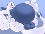 avian belly big_belly bird fully_inside generation_2_pokemon genitals huge_belly legendary_pokemon lugia male nintendo overweight overweight_male penis pokemon pokemon_(species) slightly_chubby slippdipp solo vore