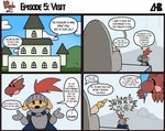 Rating: s
ID: 5521451
Date: 2025-04-21 20:41:50 -0400
Status: active
Score: 23
2025 4_panel_comic absurd_res anthro armor biped black_eyes black_nose black_text blush blush_lines canid canine canis castle chair cloud comic dialogue domestic_dog dragon ellipsis english_text exclamation_point eyelashes female furniture gesture group hand_gesture headgear helmet hi_res knight looking_at_another luanctoons male mammal mostly_offscreen_character mythological_creature mythological_scalie mythology on_chair open_mouth open_smile pointing pointing_at_another question_mark scalie sharp_teeth sitting sitting_on_chair sky smile speech_bubble standing talking_to_another teeth text tongue trio warrior post #5521451