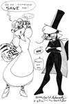 Rating: s
ID: 4916891
Date: 2024-07-13 13:21:36 -0400
Status: active
Score: 31
2006 2:3 4_fingers alternate_hairstyle anthro black_body black_clothing black_fur breasts cape cleavage clothed clothing costume crossed_arms damsel_in_distress dialogue dress dudley_do-right duo emanata english_text eric_schwartz eyes_closed eyewear facial_markings female fingers footwear frilly frilly_clothing frustrated frustration_cloud fur glasses hair hat head_markings headgear headwear high_heels hybrid long_hair mammal marker_(artwork) markings medium_hair mephitid mole_(marking) monochrome nell_fenwick plantigrade raised_arm sabrina_(sabrina_online) sabrina_online shoes signature simple_background skunk snidely_whiplash speech_bubble standing striped_body striped_fur striped_markings striped_skunk striped_tail stripes tail tail_markings text top_hat traditional_media_(artwork) white_background white_body white_fur white_hair zig_zag post #4916891