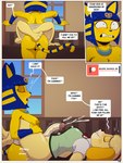 3:4 anal anal_orgasm anal_penetration animal_crossing ankha_(animal_crossing) anthro anthro_on_anthro anthro_penetrated anthro_penetrating anthro_penetrating_anthro blue_hair bodily_fluids bottomless breasts canid canine canis clothed clothing comic cum cum_in_ass cum_inside cum_while_penetrated cumshot dialogue domestic_cat domestic_dog duo ejaculation english_text felid feline felis genital_fluids genitals gynomorph gynomorph/gynomorph gynomorph_penetrated gynomorph_penetrating gynomorph_penetrating_gynomorph gynomorph_penetrating_intersex hair hands-free hi_res humanoid_genitalia humanoid_penis ike_marshall intersex intersex/intersex intersex_penetrated intersex_penetrating intersex_penetrating_gynomorph intersex_penetrating_intersex isabelle_(animal_crossing) jewelry leg_wrap looking_pleasured mammal markings nintendo nipples on_counter orgasm patreon patreon_logo patreon_username penetration penile penile_penetration penis penis_in_ass profanity sex simultaneous_orgasms speech_bubble striped_markings striped_tail stripes tail tail_markings text uraeus yellow_body yellow_inner_ear