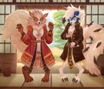Rating: s
ID: 5510769
Date: 2025-04-17 18:06:33 -0400
Status: active
Score: 81
anthro arcanine asian_clothing breasts canid canine canis ciel.chevalier cleavage clothed clothing digital_media_(artwork) duo east_asian_clothing feet female fingers fur generation_1_pokemon generation_7_pokemon hair japanese_clothing lycanroc mammal nintendo pokemon pokemon_(species) shiny_pokemon species_transformation standing tail toes topwear transformation post #5510769
