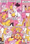 2023 absurd_res anthro anus bedroom_eyes blush bottomless clothed clothed/nude clothed_sex clothing comic cosplay_pikachu_(costume) cunnilingus dialogue english_text female female/female fingering footwear fuf fur generation_1_pokemon generation_4_pokemon genitals heart_symbol hi_res inside licking narrowed_eyes nintendo nude oral pachirisu pikachu pikachu_pop_star pokemon pokemon_(species) pussy seductive sex shoes sound_effects speech_bubble text tongue tongue_out vaginal white_body white_fur yellow_body yellow_fur