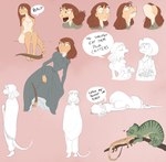 anthro arthropod barefoot beans_(rango) big_butt branch breasts butt chameleon cleavage clothed clothing desert_iguana duo eating feet female feral flower hi_res iguana iguanid jabberwockychamber lizard male plant poncho rango rango_(movie) reptile scalie sitting thick_thighs toes wide_hips