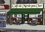 awning booth building cafe chair coffee_machine comic digital_media_(artwork) english_text french_text furniture mailbox naughtymorg patreon patreon_logo restaurant sandwich_board sign signature store table text translated trash_can url window zero_pictured