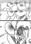 absurd_res anthro archie_comics blush canon_couple chipmunk clothing comic dawnelle digital_media_(artwork) duo english_text eulipotyphlan female ground_squirrel hair hedgehog hi_res male mammal markings rodent sally_acorn sciurid sega slice_of_life sonic_the_hedgehog sonic_the_hedgehog_(archie) sonic_the_hedgehog_(comics) sonic_the_hedgehog_(series) text tree_squirrel