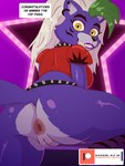 Rating: e
ID: 4521170
Date: 2024-01-07 21:45:02 -0500
Status: active
Score: 201
2024 3:4 anthro anus belt bottomless breasts butt canid canine canis clothed clothing collar dialogue digital_media_(artwork) ear_piercing ear_ring english_text female five_nights_at_freddy's five_nights_at_freddy's:_security_breach genitals hair hi_res ike_marshall looking_at_viewer mammal patreon patreon_logo patreon_username piercing presenting presenting_hindquarters purple_body pussy ring_piercing roxanne_wolf scottgames solo speech_bubble spiked_belt spiked_collar spikes steel_wool_studios teeth text white_hair wolf yellow_eyes post #4521170