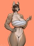 Rating: e
ID: 5501693
Date: 2025-04-13 16:29:00 -0400
Status: active
Score: 63
2025 anthro big_breasts bottomless bottomless_anthro bottomless_female breasts brown_body brown_eyes brown_fur brown_hair chest_wraps clothed clothing deer dziero exposure_variation female fur genitals hair hi_res huge_breasts looking_at_viewer mammal pussy solo thick_thighs wraps post #5501693
