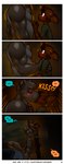 absurd_res alphonse_(james_howard) anthro biceps big_muscles canid canine canis child's_friend comic dialogue domestic_cat duo felid feline felis friend's_parent hi_res james_howard kissing male male/male mammal muscular patreon pil/cil richard_senior_(james_howard) size_difference wolf