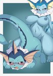 2023 absurd_res ambiguous_gender ambiguous_penetrated anthro anthro_on_feral anthro_penetrating anthro_penetrating_feral areola bestiality big_breasts blue_areola blue_body blue_nipples blush breasts duo eeveelution feral feral_penetrated generation_1_pokemon gynomorph gynomorph/ambiguous gynomorph_penetrating gynomorph_penetrating_ambiguous hi_res intersex intersex/ambiguous intersex_penetrating intersex_penetrating_ambiguous intraspecies intraspecies_bestiality morris_(artist) navel nintendo nipples nude penetration pokemon pokemon_(species) sex tail vaporeon