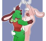 Rating: e
ID: 5309652
Date: 2025-01-15 14:37:40 -0500
Status: active
Score: 12
anthro belly bodily_fluids bottomless bun_(bunpatrol) butt clothed clothing countershade_belly countershade_fur countershading cum domestic_rabbit duo frottage fur genital_fluids green_body green_fur hi_res hoya82 lagomorph laugh leporid lop_rabbit male male/male mammal oryctolagus penile pink_body pink_fur rabbit sex simple_background tickle_fight tickling tickling_armpits towel white_belly post #5309652