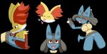 absurd_res alpha_channel anthro big_breasts black_body black_fur blue_body blue_fur breasts colored delphox duo ejaculation erection eyes_closed fellatio female fur gender_transformation generation_4_pokemon generation_6_pokemon gynomorph hi_res intersex intersex/female looking_pleasured lucario mtf_transformation nintendo open_mouth oral orange_body orange_fur penile penis_shrinking pokemon pokemon_(species) red_body red_eyes red_fur sex simple_background takau92729 tongue tongue_out transformation transparent_background unconscious yellow_body yellow_fur