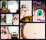 2019 absurd_res accessory anthro belly big_belly big_breasts blush bodily_noises bow_(feature) bow_accessory bow_ribbon breasts butter chair clothed clothing colored comic covering covering_breasts dairy_products deep_navel different_sound_effects domestic_cat dragon duo english_text felid feline felis female food fruit furniture glass green_body green_scales hair hair_accessory hair_bow hair_ribbon heartbeat hi_res horn if_hell_had_a_taste male mammal maple_syrup marci_hetson milk morbidly_obese morbidly_obese_anthro morbidly_obese_female multicolored_body multicolored_scales mythological_creature mythological_scalie mythology navel obese obese_anthro obese_female open_mouth orange_(fruit) overweight overweight_anthro overweight_female panties pink_hair plant red_eyes ribbons rumbling_stomach scales scalie scar skylar_fidchell sound_effects speech_bubble syrup table teal_eyes text topless two_tone_body two_tone_scales underwear url viroveteruscy vowelless vowelless_sound_effect waffle window window_curtains yellow_body yellow_scales yellow_sclera