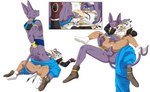 absurd_res accessory accipitrid accipitriform amber_eyes anal anal_fingering anal_penetration animal_head anthro armor avian bangs beak beerus bird bodily_fluids bottomwear breastplate chair_position clothing coat cum cum_in_ass cum_in_mouth cum_inside cum_on_face cum_on_partner cum_on_partner's_face domestic_cat dragon_ball dragon_ball_super duo eagle face_fucking fan_character feathers felid feline felis fingering fingerless_gloves footwear for_a_head forced forced_oral forehead_gem from_behind_position gem genital_fluids genitals gloves handjob handwear hi_res humanoid humanoid_genitalia irrumatio jewelry kushary male male/male mammal markings oral oversized_bottomwear oversized_clothing oversized_pants pants penetration penile penile_penetration penis penis_in_ass potara_ear_ring prehensile_tail purple_body sash sex shirt shoes tail tail_around_penis tail_feathers tail_fetish tail_in_ass tail_insertion tail_play tail_sex tailjob teastuff topwear tunic white_body white_feathers