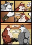 Rating: s
ID: 5577504
Date: 2025-05-16 20:50:40 -0400
Status: active
Score: 0
2018 abs anthro arena big_muscles bottomwear bruised_eye canid canine canis clothing comic digital_media_(artwork) duo eyes_closed fox fur gesture gladiator grey_body grey_fur handshake hi_res huge_muscles kraso_(xxsparcoxx) male mammal melee_weapon multicolored_body multicolored_fur muscular muscular_anthro muscular_male open_mouth pecs red_body red_fox red_fur smile spanish_text speech_bubble sword teeth teofacio_larna text true_fox two_tone_body two_tone_fur warrior weapon whiskers white_body white_fur wolf wooden_sword wounded xxsparcoxx post #5577504