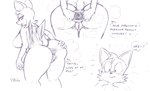 age_difference anthro anus bat big_butt breasts butt canid canine dialogue duo female fox gaping gaping_anus genitals goatse looking_at_butt male mammal miles_prower nude older_female pussy rouge_the_bat sega sonic_the_hedgehog_(series) spread_anus spread_butt spreading stretched_anus text val-cat younger_male