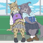 Rating: q
ID: 5121371
Date: 2024-10-17 12:53:54 -0400
Status: active
Score: 16
1:1 anthro asian_clothing binturong clothed clothing clouded_leopard duo east_asian_clothing ekaki510 felid female japanese_clothing japanese_school_uniform kemono mammal pantherine panties panty_shot school_uniform tired train underwear uniform vehicle viverrid post #5121371