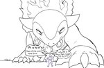 Rating: s
ID: 5118053
Date: 2024-10-16 01:15:16 -0400
Status: active
Score: 41
2024_pokemon_gigaleak ambiguous_gender angry arc_phone bottomwear cellphone claws clothed clothing dialogue digital_media_(artwork) dropping_object dropping_phone duo electronics english_text extreme_size_difference feral fire flaming_back flaming_chest footwear generation_8_pokemon hat headgear headwear hi_res hisuian_form hisuian_typhlosion human larger_ambiguous larger_feral looking_down looming looming_over macro macro_ambiguous macro_feral male mammal monochrome nintendo pants phone pokemon pokemon_(species) pokemon_legends_arceus regional_form_(pokemon) shirt shoes signature simple_background size_difference sketch smaller_human smaller_male smartphone speech_bubble text thought_bubble toe_claws topwear tsitra360 unimpressed white_background post #5118053
