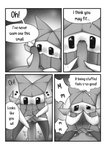 absurd_res comic digital_drawing_(artwork) digital_media_(artwork) female foreskin genitals greyscale hi_res male male/female mario_bros monochrome nintendo olivia_(mario) origami paper_creature paper_humanoid paper_mario paper_mario:_the_origami_king papercraft peachkuns penetration penis pussy size_difference small_penis small_penis_appreciation vaginal vaginal_penetration