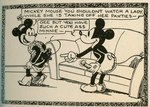 1930s 20th_century ancient_art anthro black_body black_border black_fur border bottomwear butt clothed clothing comic dialogue disney erection female footwear fur furniture genitals gesture hand_gesture high_heels imminent_sex looking_back male male/female mammal mickey_mouse minnie_mouse monochrome mouse murid murine panties penis penis_poking_out pointing rodent shirtless shoes shorts sofa tail text tijuana_bible topless underwear undressing unknown_artist vintage