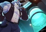 Rating: s
ID: 4174579
Date: 2023-07-16 16:20:00 -0400
Status: active
Score: 35
2022 abs absurd_res anthro armor artist_name belt biceps black_clothing black_topwear black_vest blue_body blue_bottomwear blue_clothing blue_fur blue_jeans blue_light blue_lighting blue_pants bottomwear bracers canid canine canis ceiling_lamp cigar claws clothing dated deltoids denim denim_bottomwear denim_clothing dislyte ear_piercing ear_ring eye_scar eyewear facial_scar finger_claws fingerless_gloves freddy_(dislyte) fur gloves handwear hi_res jeans kenzofong lamp lilith_games liquid looking_down male mammal muscular muscular_anthro muscular_male nipples pants pecs piercing ring_piercing scar smoking smoking_cigar solo standing stasis_chamber sunglasses text topwear triceps vest white_body white_fur wolf post #4174579