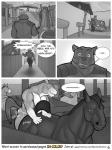 2017 3:4 anal anal_penetration anthro anthro_on_feral anthro_penetrating anthro_penetrating_feral bear bestiality caught_in_the_act clothed clothing comic devon_(misterstallion) dialogue duo english_text equid equine feral feral_penetrated group hi_res horse intraspecies intraspecies_bestiality male male/male male_on_feral male_penetrating mammal misterstallion monochrome musclegut muscular nude overweight penetration sex slightly_chubby sound_effects stable text topwear unprofessional_behavior url vest walk-in