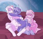 Rating: e
ID: 2435663
Date: 2020-10-05 12:22:17 -0400
Status: active
Score: 103
accessory after_sex antennae_(anatomy) anthro anus balls bear bed bodily_fluids breasts cum cum_in_ass cum_inside digital_media_(artwork) erection female femboy foozle foreskin fur furniture genital_fluids genitals group group_sex gynomorph gynomorph/male half-erect headband helsy hug humanoid_genitalia humanoid_penis intersex intersex/male male male/female mammal penis pink_body pink_fur planet purple_body purple_fur sex shaded space spacescape star threesome trio post #2435663