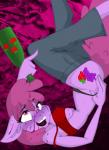 2018 alcohol anthro anthrofied apple berry_punch_(mlp) beverage blush bottle breasts cleavage clothed clothing container crop_top cutie_mark derp_eyes digital_media_(artwork) drunk earth_pony equid equine female food friendship_is_magic fruit gesture hair hasbro holding_bottle holding_container holding_object horse jrvanesbroek mammal my_little_pony nipple_outline panties plant pony purple_eyes purple_hair raised_finger raised_pinky shirt solo substance_intoxication tank_top thong topwear under_boob underwear undressing upside_down wine wine_bottle