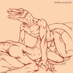 1:1 2d_animation anal anal_penetration animated anthro anthro_on_anthro anthro_penetrated anthro_penetrating anthro_penetrating_anthro balls biped claws dinosaur duo erection finger_claws frame_by_frame from_behind_position genitals klongi loop lying male male/male male_penetrated male_penetrating male_penetrating_male nude on_front penetration penile penile_penetration penis penis_in_ass prehistoric_species qianzhousaurus reptile scalie sex sharp_teeth short_playtime tail teeth text theropod thrusting tyrannosaurid tyrannosauroid url