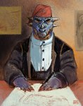 Rating: s
ID: 3990308
Date: 2023-04-13 17:45:13 -0400
Status: active
Score: 10
2023 ambiguous_gender ankylosaurian ankylosaurid anthro artist barretina beak blue_body blue_skin clothed clothing collared_shirt creating_art desk digital_drawing_(artwork) digital_media_(artwork) digital_pastel_(artwork) dinosaur drawing drawing_(object) drawing_in_a_drawing dress_shirt dyna_soar dyna_soar_(dyna_soar) facial_horn front_view frown furniture hands_on_table hat headgear headwear hi_res holding_object holding_pencil horn impressionist_background jacket left-handed looking_at_viewer male nose_horn ornithischian paper pencil_(object) phrygian_cap portrait prehistoric_species reptile scalie self_portrait shirt signature sitting sketch solo spikes table thyreophoran topwear post #3990308