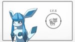 16:9 2023 ambiguous_gender blue_body blue_ears blue_eyes blue_inner_ear blue_tail blush drunk_oak eeveelution feral generation_4_pokemon glaceon hi_res looking_at_viewer nintendo pokemon pokemon_(species) pose solo tail widescreen