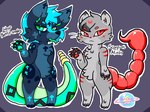 Rating: s
ID: 4865304
Date: 2024-06-19 21:06:37 -0400
Status: active
Score: 7
4:3 ambiguous_gender anthro arachnid arthropod blue_body blue_hair canid canine canis claws cross duo forked_tongue green_eyes grey_body hair hi_res hybrid lewdchuu_(artist) mammal mink moon mustelid musteline paws red_eyes reptile scalie scorpion scorpion_tail snake tail tongue tongue_out true_musteline whiskers wolf post #4865304