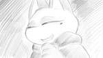 16:9 animal_crossing anthro clothing dragonweirdo evil_grin felid feline female hi_res jacket mammal markings mole_(marking) monochrome narrowed_eyes nintendo olivia_(animal_crossing) profanity puffy_jacket smile solo teeth_showing topwear widescreen