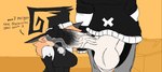 Rating: e
ID: 5420107
Date: 2025-03-08 13:05:24 -0500
Status: active
Score: 5
absurd_res anthro bell big_breasts big_butt big_penis bite biting_lip biting_own_lip bodily_fluids bottomless breasts butt cat_tail clothed clothing cum digital_media_(artwork) domestic_cat duo erection felid feline felis female fur genital_fluids genitals green_eyes hair halloween hat headgear headwear hi_res holidays huge_breasts huge_penis humanoid intersex intersex/female jingle_bell kat_(sl33py_demon) mammal moon_(sl33py_demon) orange_hair penis penis_awe pink_body pink_fur precum self_bite simple_background sitting sitting_on_ground size_talk sl33py_demon summoning summoning_circle sweat text thick_thighs topwear white_body white_fur wide_hips witch_costume witch_hat post #5420107