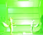 2_tails 3d_(artwork) 5_toes anthro barefoot big_penis blinding_light canid canine cellphone digital_media_(artwork) duo ear_piercing electronics erection eyewear eyewear_on_head feet female fox genitals goggles green_light green_lighting humanoid_feet larger_female lombax male male/female mammal miles_prower multi_tail nude penis phone piercing plantigrade ratchet_and_clank reducktoe rivet_(ratchet_and_clank) sega shrink_ray shrinking size_difference size_transformation smaller_male smartphone sonic_the_hedgehog_(series) sony_corporation sony_interactive_entertainment tail toes transformation warfare_machine warfare_rivet