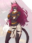 Rating: s
ID: 5156685
Date: 2024-11-02 16:49:18 -0400
Status: active
Score: 24
2024 3:4 absurd_res anthro armlet black_body breasts cleavage clothed clothing digital_media_(artwork) felid feline female fur fur_markings furrholic hair hi_res humanoid jewelry leg_markings long_hair long_tail mammal markings midriff multicolored_body multicolored_fur pink_hair red_eyes solo tail thigh_markings thin_tail two_tone_body two_tone_fur white_body white_fur zeus_female zeus_genus post #5156685