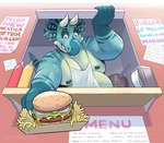 Rating: s
ID: 5143829
Date: 2024-10-27 22:47:42 -0400
Status: active
Score: 55
2024 absurd_res anthro areola belly bottle bread burger ceratopsian cheese claws clothed clothing commercial_vehicle container dairy_products delivery_(commerce) delivery_vehicle dinosaur eyebrows food food_truck fries frill_(anatomy) fruit head_crest head_frill hi_res holding_food holding_object horn ketchup kitchen_utensils lettuce looking_at_viewer low-angle_view male meat medium_truck menu moobs multi-stop_van mustard napkin nipples non-mammal_nipples onion ornithischian overweight overweight_anthro overweight_male pickle_(food) plant prehistoric_species reptile scalie sertralion shirt sign signature smile solo tank_top teeth terra_(maxxc) tomato tools topwear truck turanoceratops van vegetable vehicle post #5143829