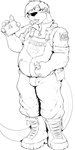 Rating: s
ID: 5399866
Date: 2025-02-26 20:24:55 -0500
Status: active
Score: 3
1:2 anthro belly boots bottomwear clothing footwear gear hair hi_res looking_at_viewer male mammal monochrome mustelid otter otter_tail overalls pandottermon pants screwdriver shoes solo text text_on_clothing tool_in_mouth tools wrench post #5399866
