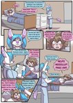 2016 anthro babystar biped canid canine comic detailed_background dialogue digital_media_(artwork) domestic_cat duo english_text eyes_closed felid feline felis female fennec_fox fox fur gemma_polson hair hi_res hybrid lying mammal panel_skew rodent sciurid standing text tiana_(msfrostfire) tree_squirrel true_fox