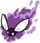 2017 alternate_species ambiguous_feral ambiguous_gender arthropod bugdex digital_drawing_(artwork) digital_media_(artwork) empty_eyes eyespots fakemon feral fly_(animal) front_view full-length_portrait gastly generation_1_pokemon insect insect_wings levitation low_res markings midair nintendo poison_gas pokemon pokemon_(species) portrait purple_body purple_wings ricky_hoffman simple_background solo sphere_creature toony two_tone_wings white_background white_eyes white_wings wings