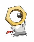 1_eye ambiguous_gender animate_inanimate for_a_head generation_7_pokemon goo_creature hi_res legendary_pokemon meltan nintendo not_furry object_head official_art pokemon pokemon_(species) simple_background solo unknown_artist white_background