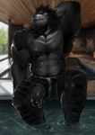 Rating: e
ID: 5552973
Date: 2025-05-06 12:29:20 -0400
Status: active
Score: 28
anthro biceps black_body blue_tongue blurred_background bottomwear clothing digital_drawing_(artwork) digital_media_(artwork) dinosaur facial_piercing foreskin fur genitals hi_res inside killianroo licking licking_lips male muscular muscular_anthro muscular_male nipples nose_piercing nose_ring partially_submerged pecs penis piercing pool prehistoric_species reptile ring_piercing scalie shorts solo tongue tongue_out post #5552973