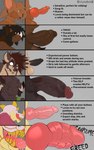 absurd_res alligator alligatorid animal_genitalia anthro bashki bat bodily_fluids brown_body brown_fur bush_dog canid canine chart comparing crocodilian english_text facial_hair foreskin fur genitals hi_res horn humanoid_genitalia humanoid_penis hybrid hybrid_genitalia hybrid_penis knot knotted_humanoid_penis knotted_penis licking licking_lips male mammal monster mouth_shot multicolored_body multicolored_fur musk musk_clouds open_mouth penis penis_chart piercing portait pubes red_body reptile rhinoceros saeki_(viola_bat) scalie sheath sideburns sidecut smile solo surprised_expression sweat sweaty_genitalia text tongue vidale_(viola_bat) viola_bat viola_bat_(character)