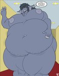 Rating: q
ID: 4049279
Date: 2023-05-13 05:12:43 -0400
Status: active
Score: 15
2018 50percentgrey anthro belly big_belly big_breasts breasts ceiling ceiling_lamp clenched_teeth elephant elephantid female hair half-closed_eyes hand_on_belly hand_on_wall hi_res inside lamp mammal morbidly_obese morbidly_obese_anthro morbidly_obese_female motion_lines narrowed_eyes navel nipples nude obese obese_anthro obese_female overweight overweight_anthro overweight_female proboscidean shantella_greysole signature solo teeth text thick_thighs thought_bubble walking wall_(structure) wide_hips post #4049279
