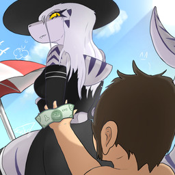 Rating: s
ID: 5658758
Date: 2025-06-21 17:56:32 -0400
Status: active
Score: 16
1:1 ^_^ absurd_res anthro banknote beach breasts clothing detailed_background digital_media_(artwork) duo eyes_closed female fish freaky_ass_shark hair hat headgear headwear hi_res light looking_back male marine money offering_money question_mark shadow shark smile stripes sunlight tail tcg_(artist) teeth thinking thought_bubble thoughtful_expression umbrella white_hair post #5658758