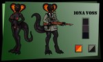 Rating: e
ID: 5358942
Date: 2025-02-08 04:59:32 -0500
Status: active
Score: 3
5:3 alpha_channel ammo_belt ammunition anthro bandolier belt black_body black_breasts black_claws black_legs black_paws black_scales black_tail breasts bullet claws clothing female finger_claws genitals gloves glowing glowing_breasts glowing_eyes glowing_genitalia glowing_hood glowing_nipples glowing_pussy glowing_toenails grey_uniform gun handwear hi_res holster iona_voss janek5 military military_uniform model_sheet necktie nipples non-mammal_breasts non-mammal_nipples orange_eyes orange_hood orange_tongue paws pussy ranged_weapon reptile rifle rifle_scope scales scalie snake snake_hood sniper_rifle tail toe_claws tongue uniform ventral_scales viper weapon post #5358942
